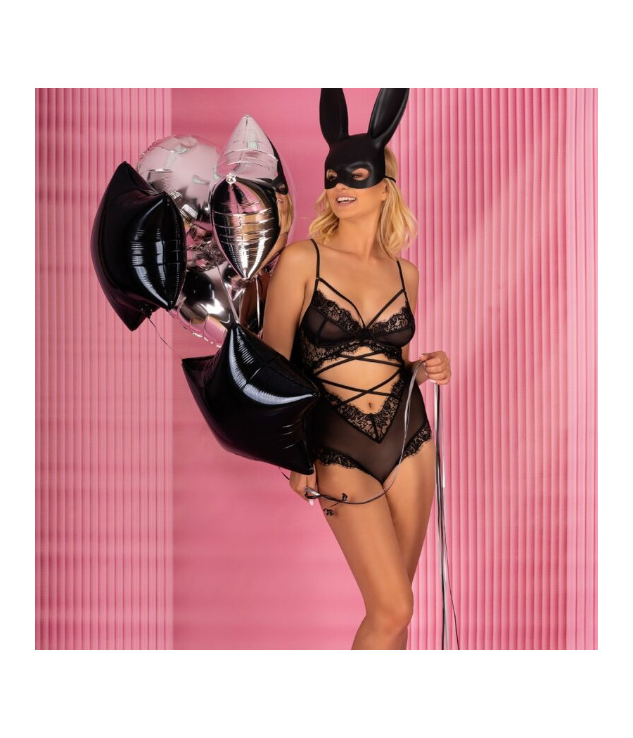 LIVCO CORSETTI FASHION - KYLSSIAM LC 90613 CORPS NOIR L/XL