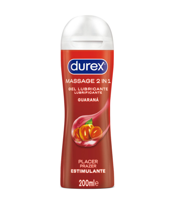 DUREX - GEL LUBRIFICANTE DA MASSAGGIO STIMOLANTE AL GUARANÀ 200 ML