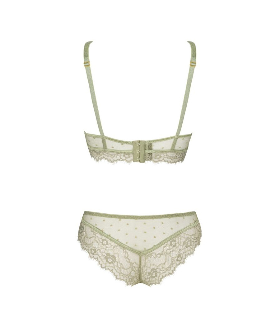 LIVCO CORSETTI FASHION - PINE LC 90667 SUJETADOR + PANTY KHAKI S/M