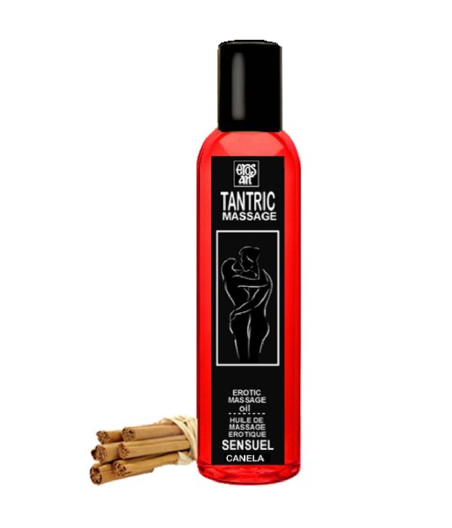 EROS-ART - ACEITE MASAJE TÁNTRICO NATURAL Y AFRODISÍACO CANELA 30 ML