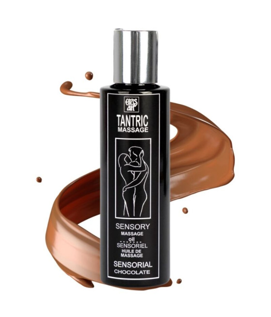 EROS-ART - ACEITE MASAJE TÁNTRICO NATURAL Y AFRODISÍACO CHOCOLATE 100 ML