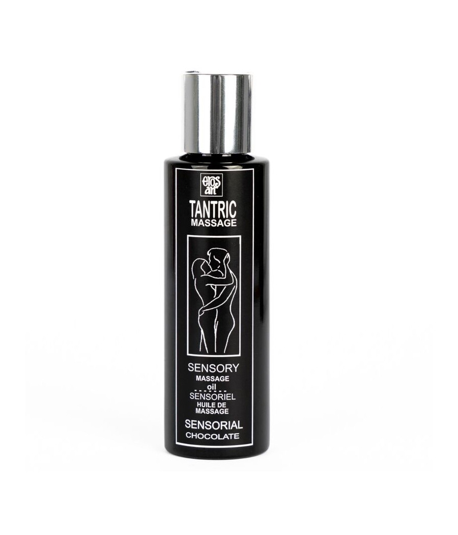 EROS-ART - HUILE DE MASSAGE TANTRIQUE NATURELLE ET APHRODISIAQUE AU CHOCOLAT 100 ML