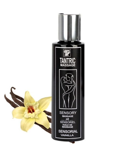 EROS-ART - OLIO DA MASSAGGIO TANTRICO NATURALE E VANIGLIA AFRODISIACA 100 ML