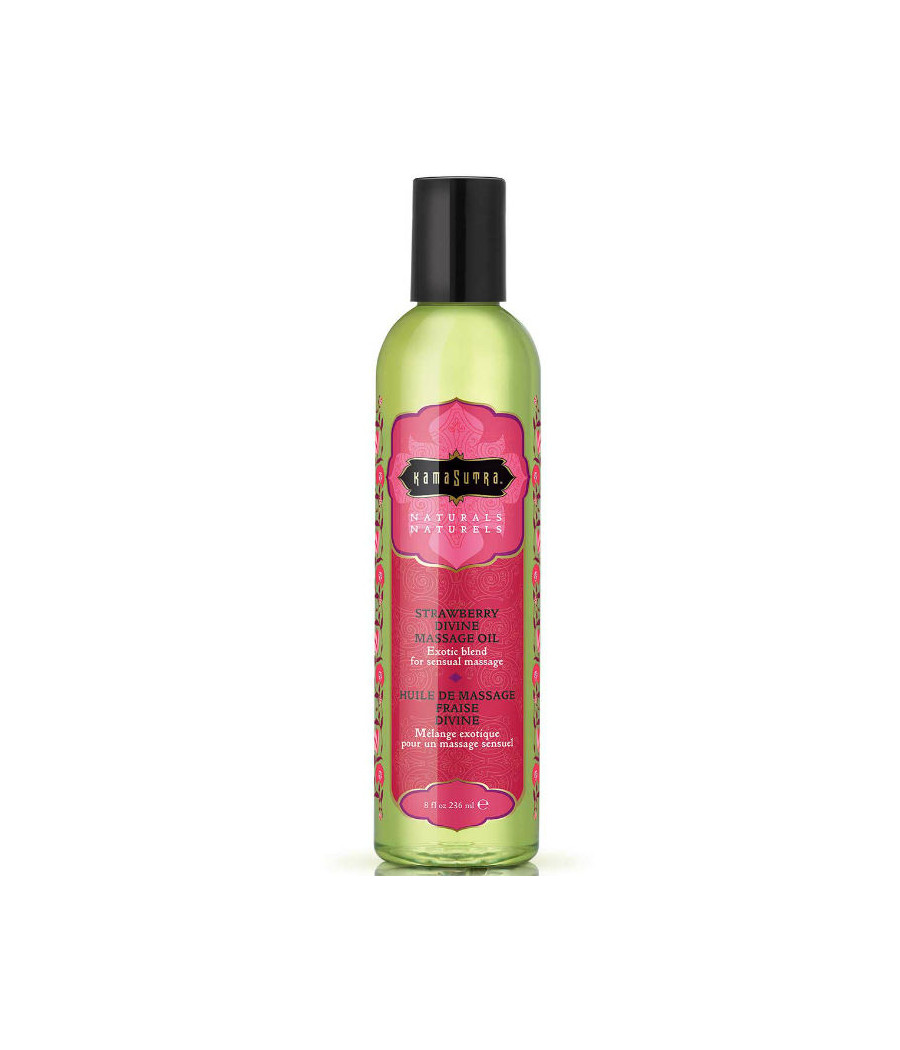 KAMASUTRA - HUILE DE MASSAGE DIVINE FRAISE NATURALS 236ML