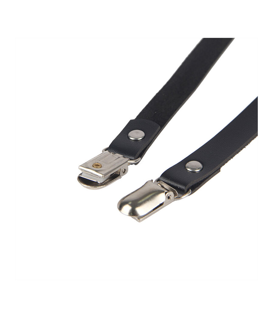 SUBBLIME - ARNÉS DE PIERNA CADENA CUERO NEGRO TALLA ÚNICA