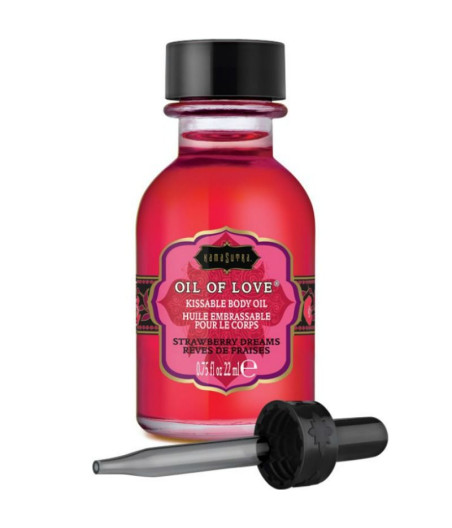 KAMASUTRA - ÓLEO COMESTÍVEL MORANGOS 22 ML