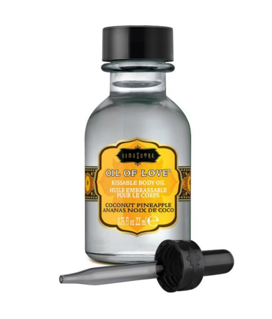 KAMASUTRA - ÓLEO COMESTÍVEL COCO E ABACAXI 22 ML