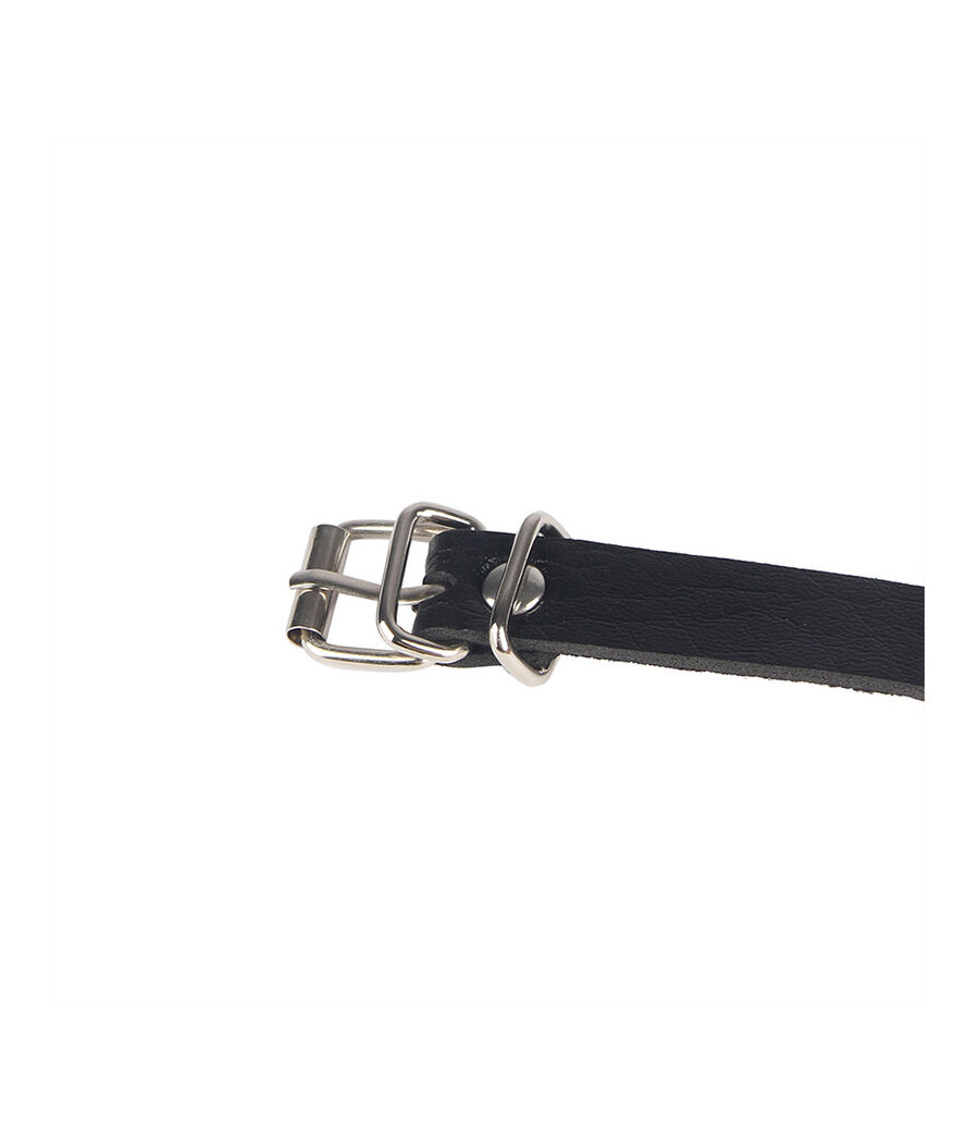 SUBBLIME - CHAINE BAGUE CUIR CEINTURE NOIR TAILLE UNIQUE