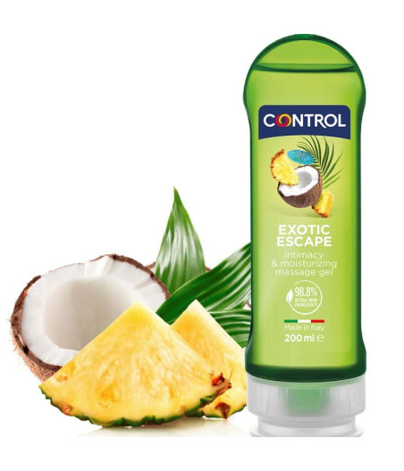 CONTROL - 2 EN 1 MASSAGE & PLAISIR EXOTIQUE 200 ML