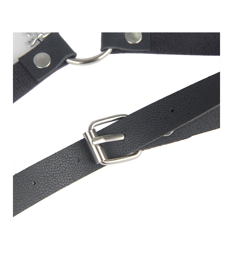 SUBBLIME - ARNÉS FORMA CINTURON CUERO NEGRO TALLA ÚNICA