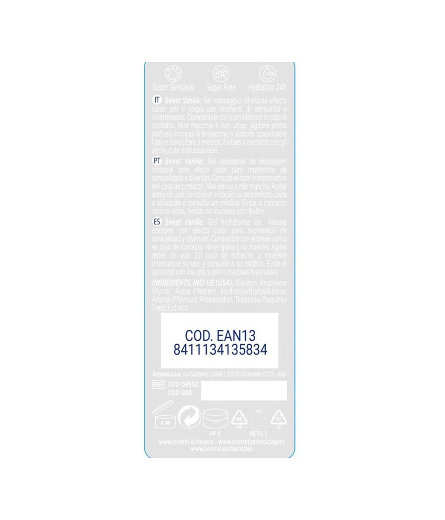 CONTROL - MASSAGGIO 2 EN 1 E PIACERE DOLCEZZA DEL MADAGASCAR 200 ML