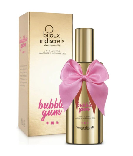 BIJOUX - BUBBLE GUM 2·IN·1 DUFTENDES MASSAGE- & INTIMGEL 100 ML