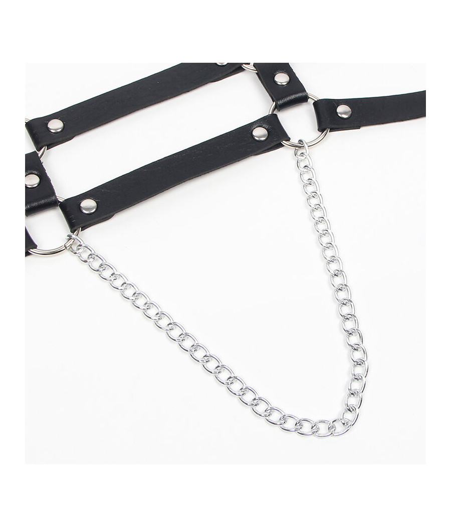SUBBLIME - HARNESS MIT RIEMEN UND KETTE ??DETAILS EINE GRÖSSE
