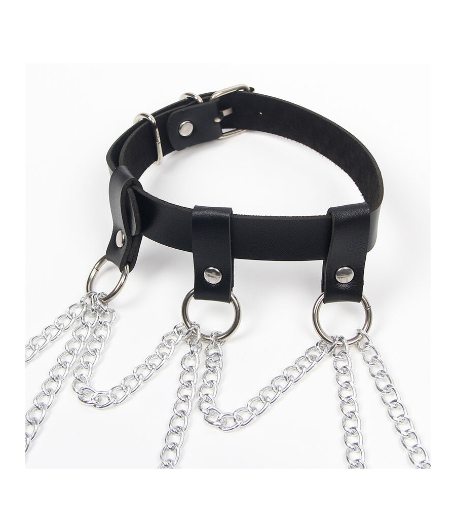 SUBBLIME - FULL BODY HARNESS WITH STAR CHAINDETAIL ONE SIZE