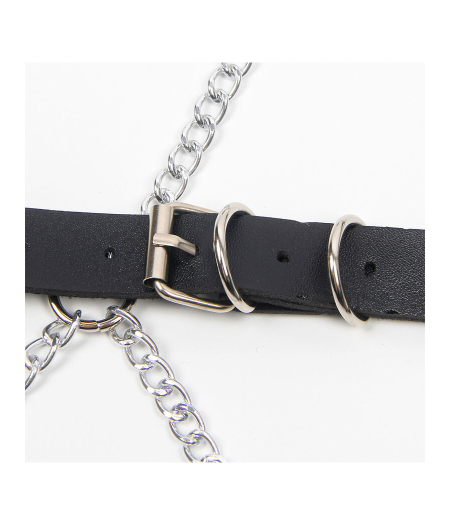 SUBBLIME - FULL BODY HARNESS WITH STAR CHAINDETAIL ONE SIZE
