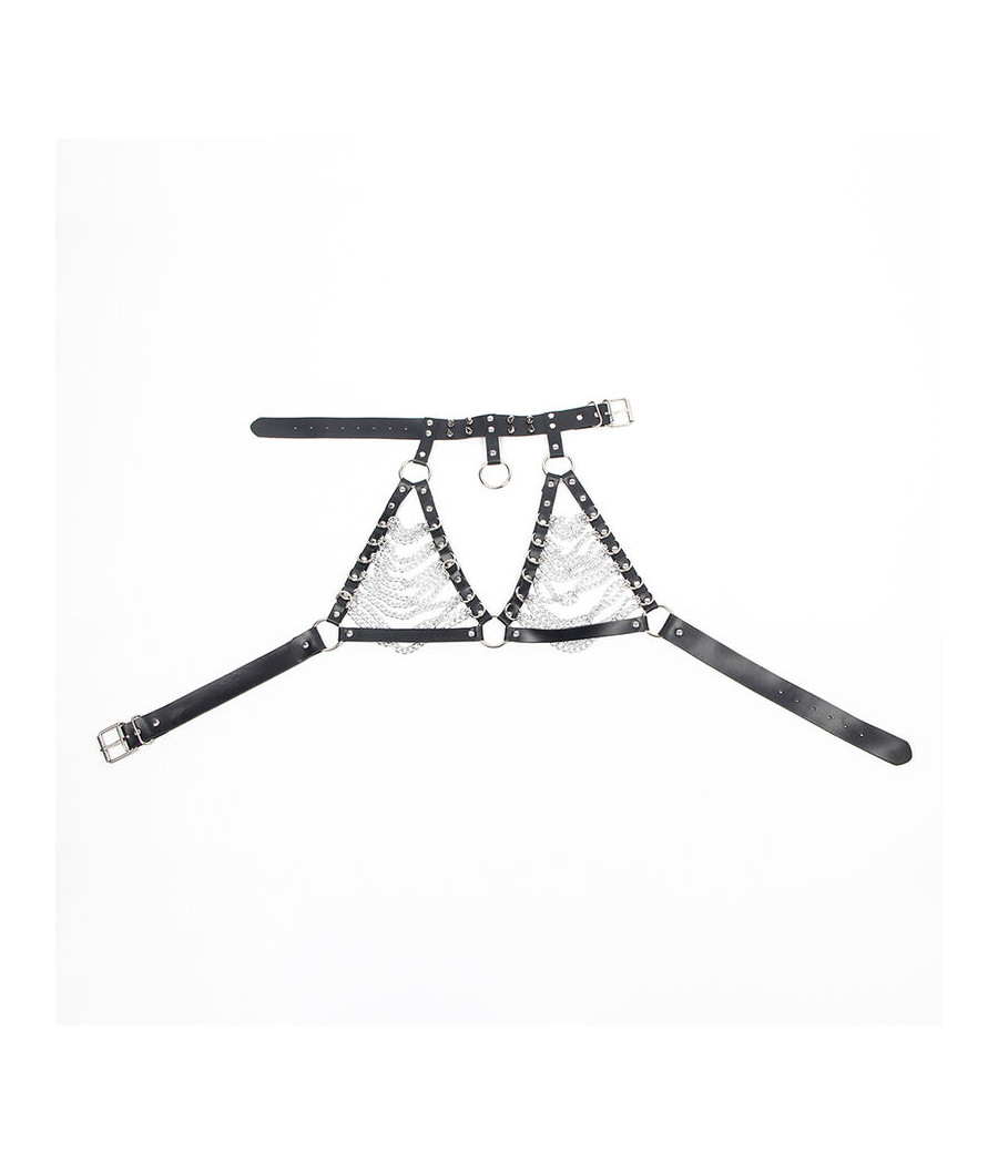 SUBBLIME - SOUTIEN-GORGE HARNAIS ET COLLIER AVEC CHAÎNE S TAILLE UNIQUE