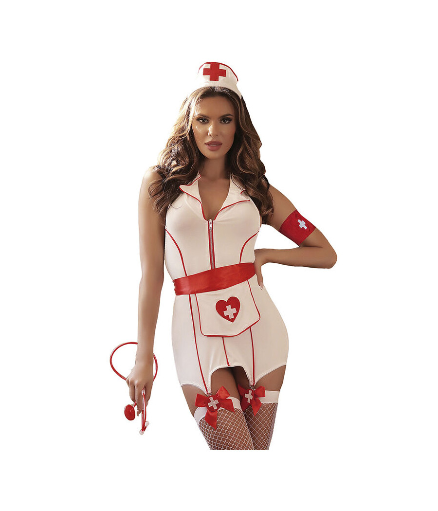 SUBBLIME - SEXY NURSE COSTUME DRESS L/XL
