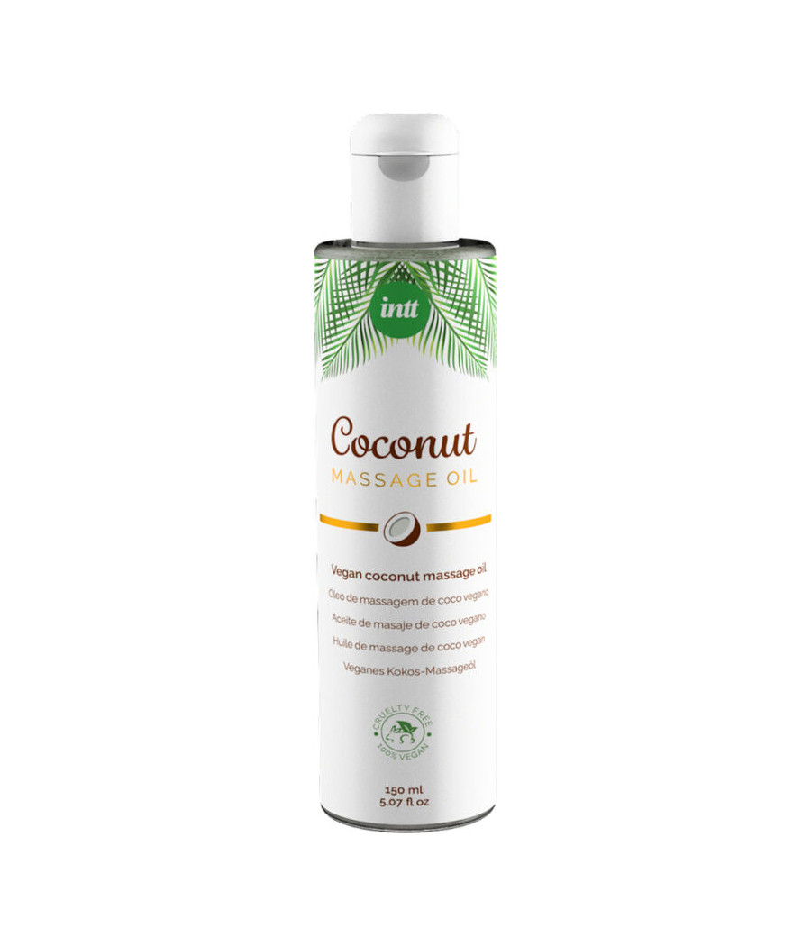 INTT - ACEITE DE MASAJE VEGANO DULCE CON SABOR A COCO RELAJANTE