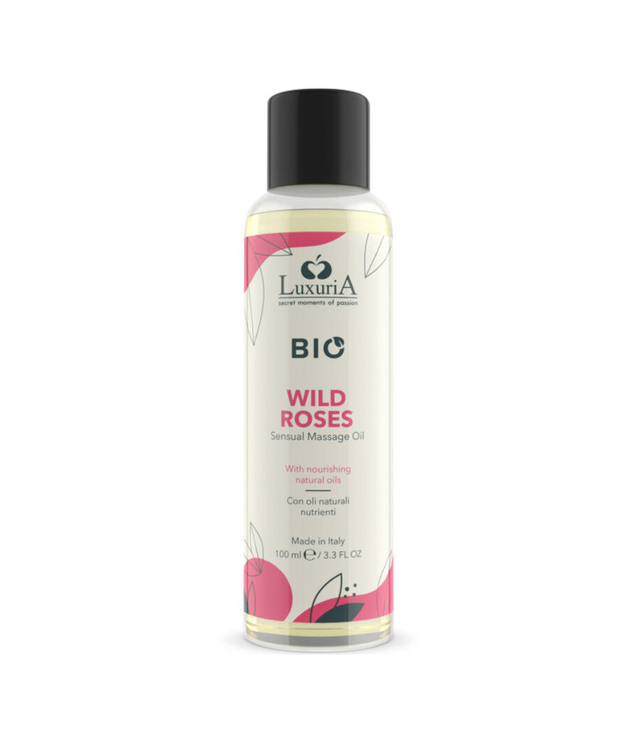 INTIMATELINE LUXURIA - HUILE DE MASSAGE BIO ROSES SAUVAGES 100 ML