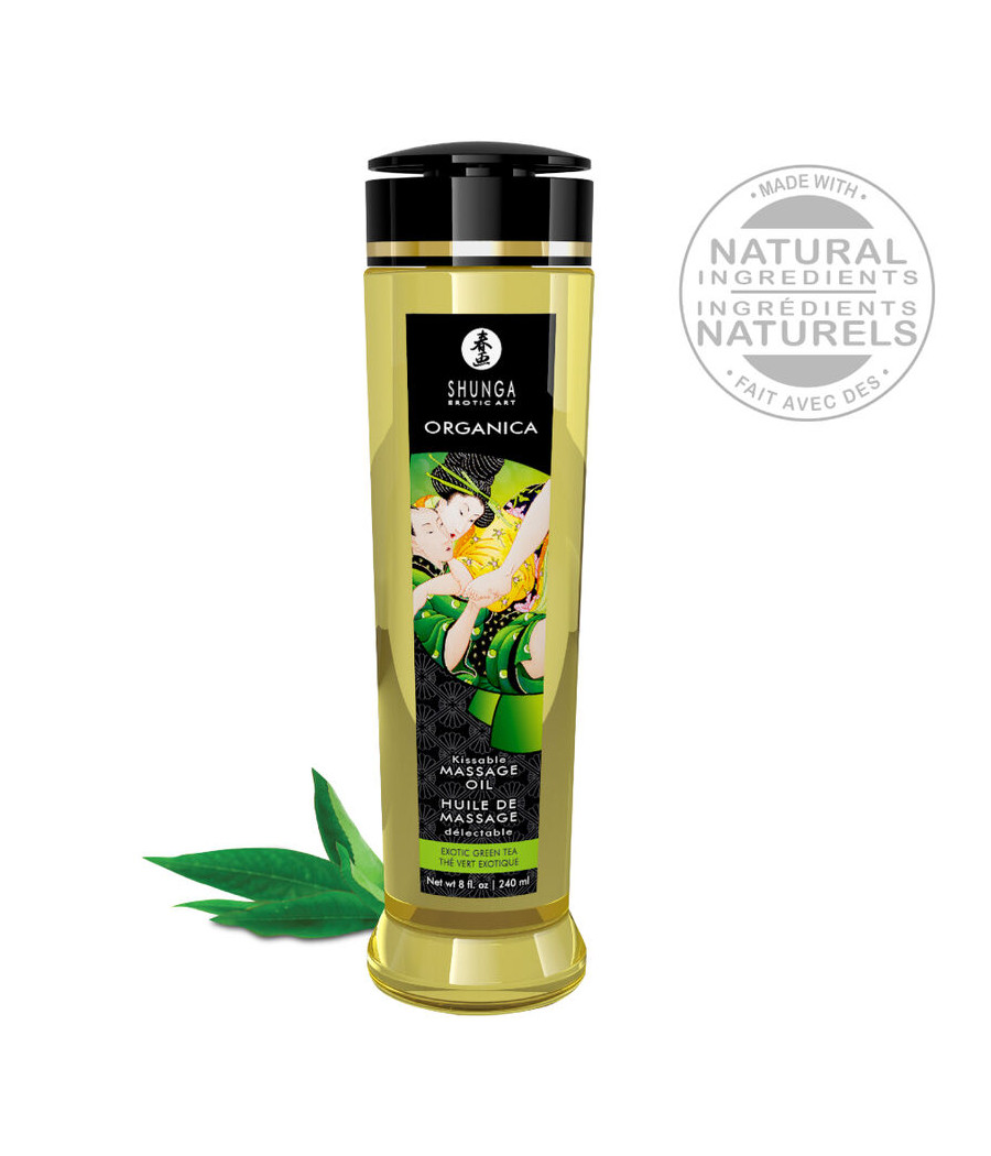 SHUNGA - OLIO DA MASSAGGIO BIOLOGICO TÈ VERDE 240 ML