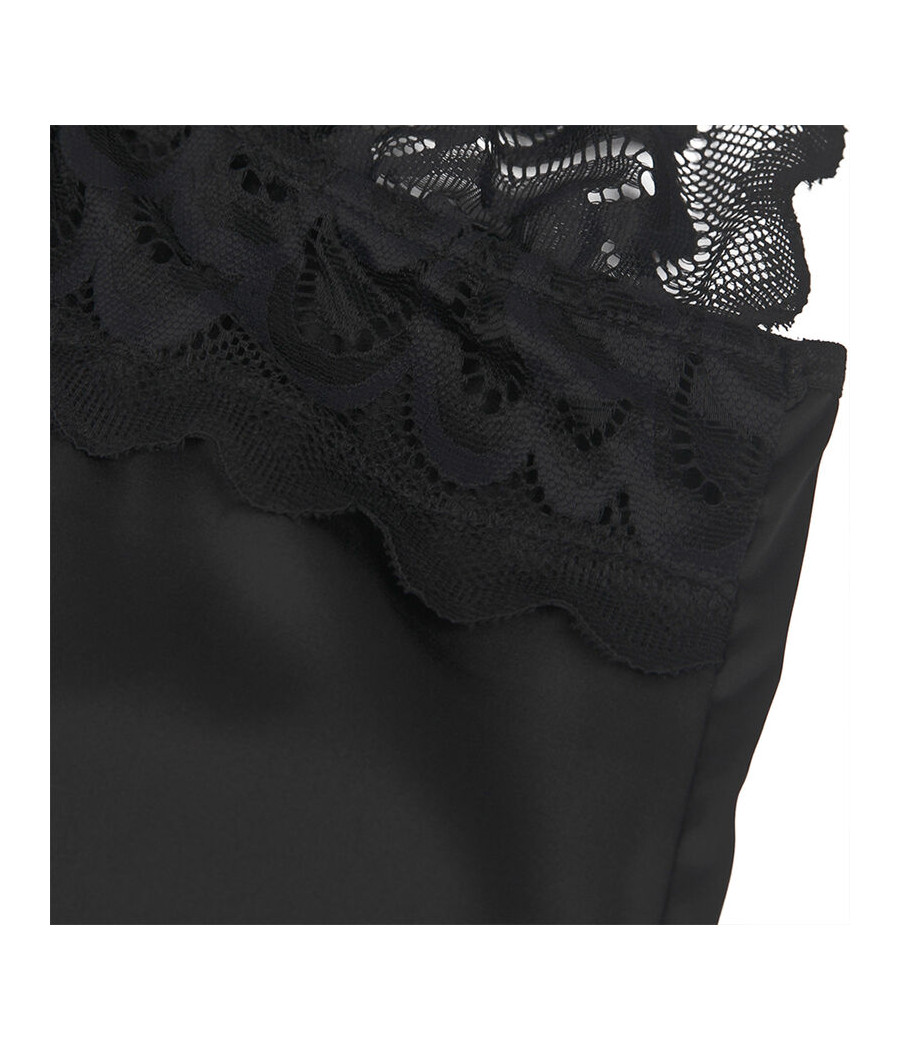 SUBBLIME - BABYDOLL CON ESTAMPADO FLORAL PECHO NEGRO L/XL
