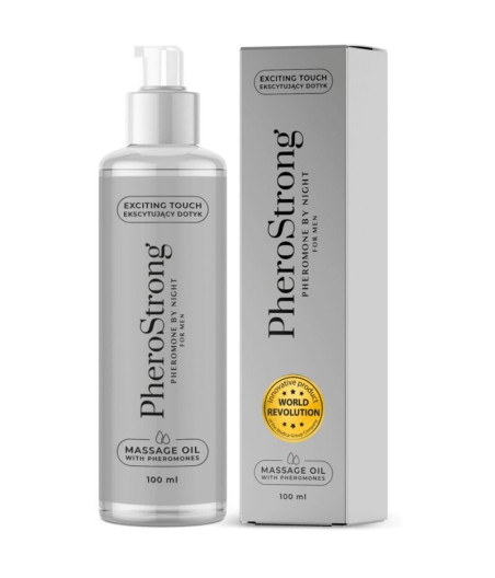 PHEROSTRONG - ÓLEO DE MASSAGEM NOITE PARA HOMEM 100 ML