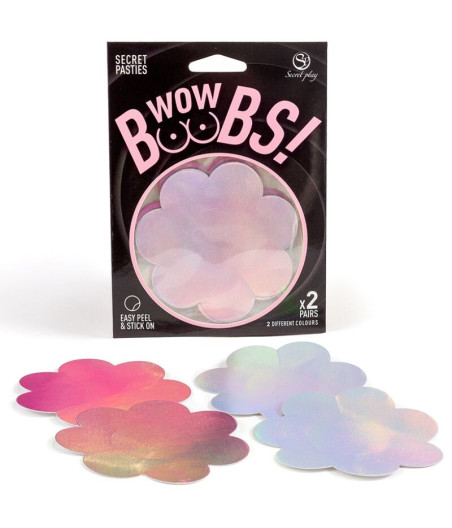 SECRET PLAY - UAU PEITOS! CAPAS DE BICO DE FLOR