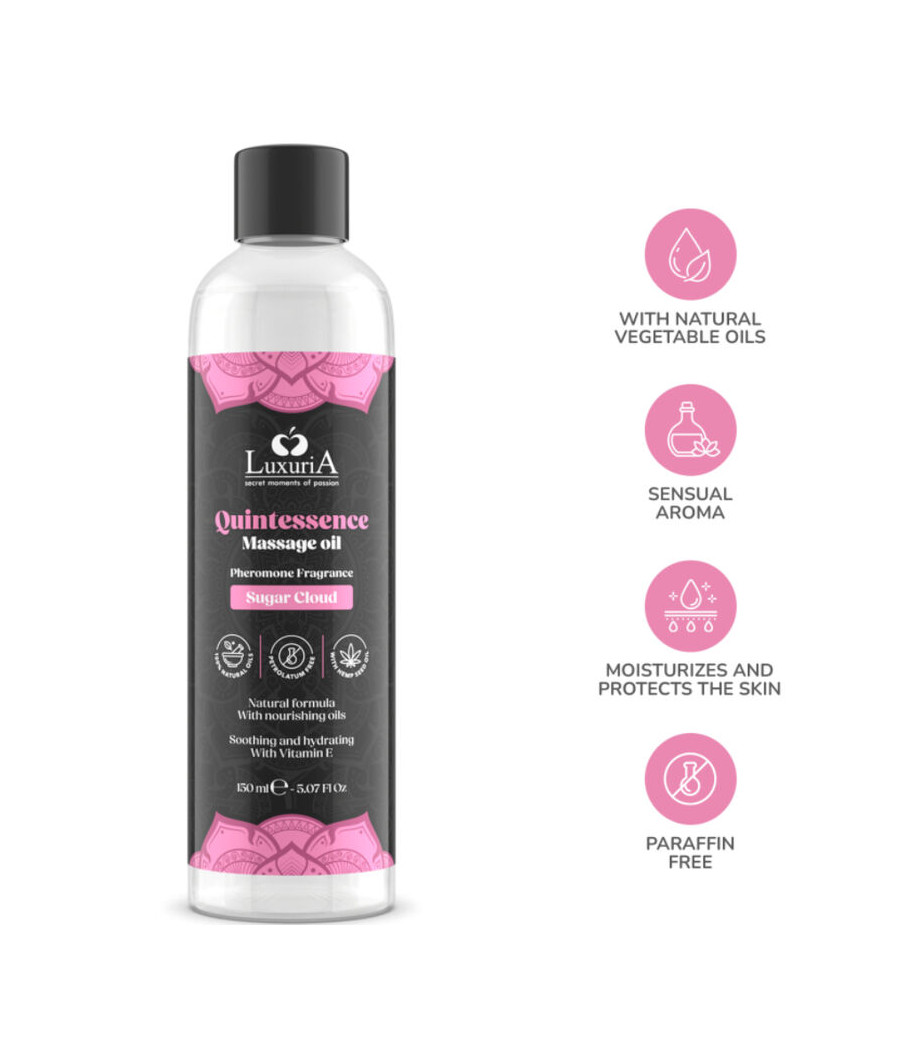 INTIMATELINE LUXURIA - HUILE DE MASSAGE NUAGE DE SUCRE 150 ML