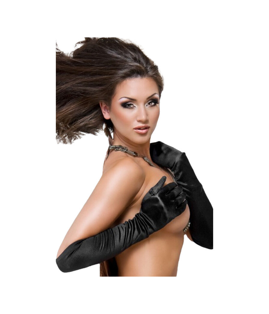 CHILIROSE - GANTS CR 3192 SATIN NOIR