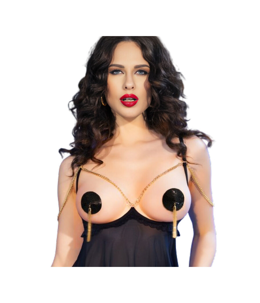 CHILIROSE - CR 4714 NIPPLE COVERS BLACK