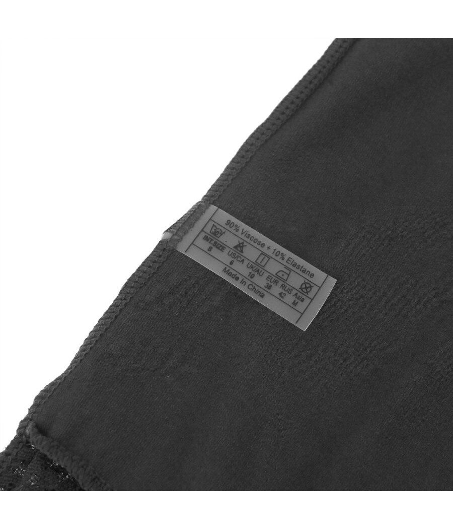 SUBBLIME - ORSACCHIOTTO CON DETTAGLI IN PIZZO FLOREALE NERO L/XL