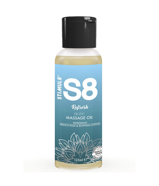 STIMUL8 - S8 REFRESH BAUMWOLLMASSAGEÖL 125 ML