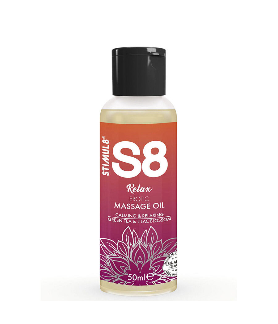 STIMUL8 - S8 RELAX ACEITE DE MASAJE ERÓTICO TÉ VERDE 50 ML