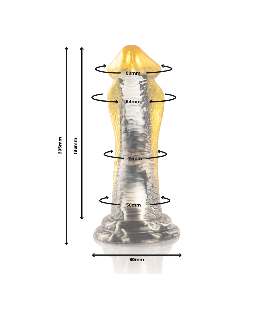 EPIC - DRAKON DILDO COBRA AMARILLA