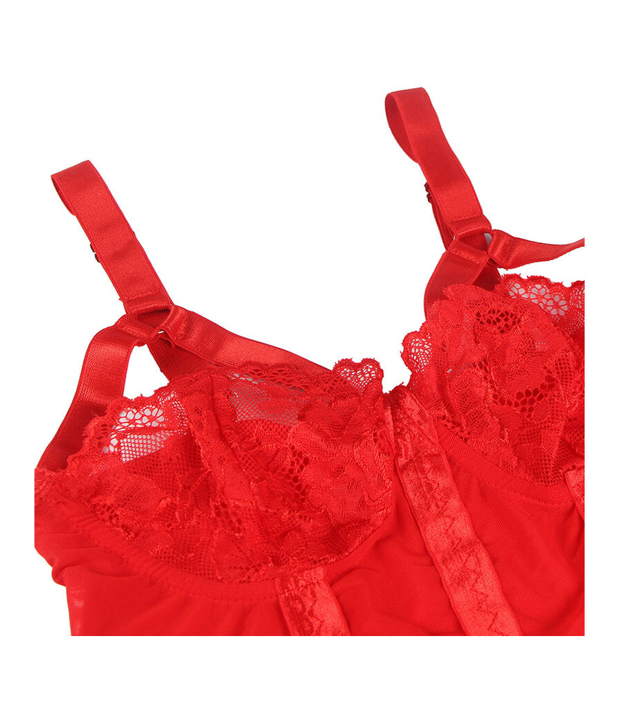 SUBBLIME - ORSACCHIOTTO CON DETTAGLIO REGGERIZZATO PETTO ROSSO L/XL