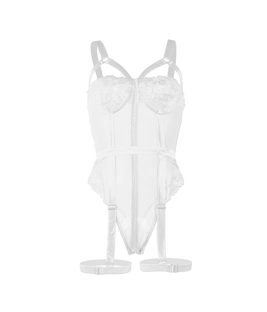 SUBBLIME - TEDDY CON LIGUERO DETALLE TIRAS PECHO BLANCO S/M