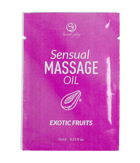 SECRETPLAY - HUILE DE MASSAGE MONODOSE AUX FRUITS EXOTIQUES 10 ML