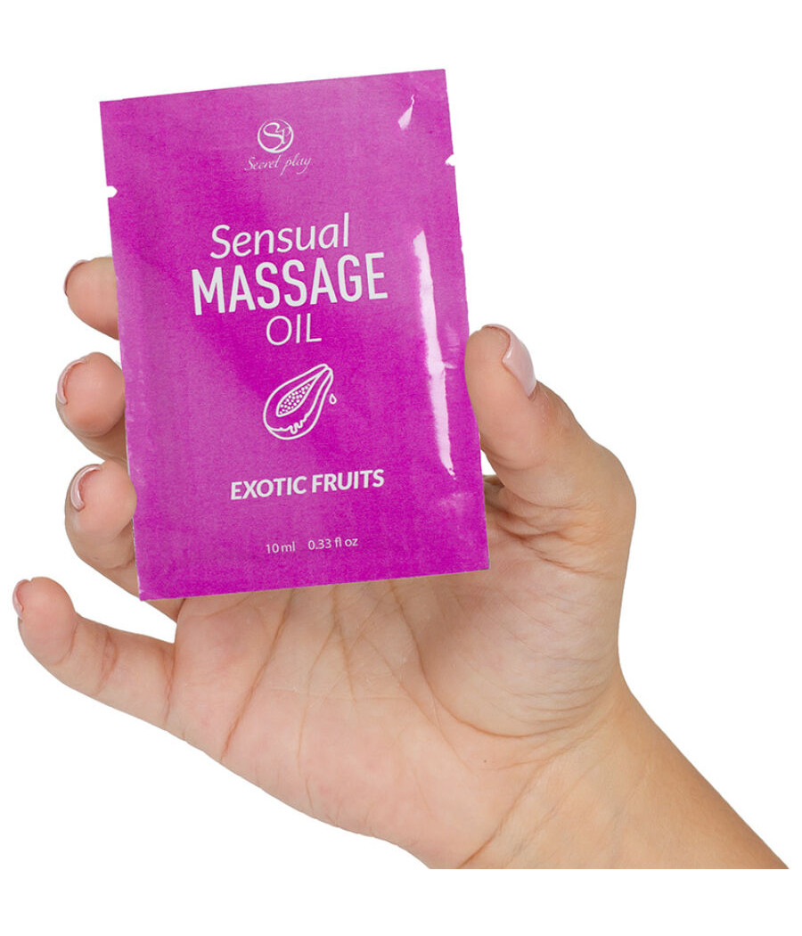 SECRETPLAY - OLIO DA MASSAGGIO MONODOSE AI FRUTTI ESOTICI 10 ML