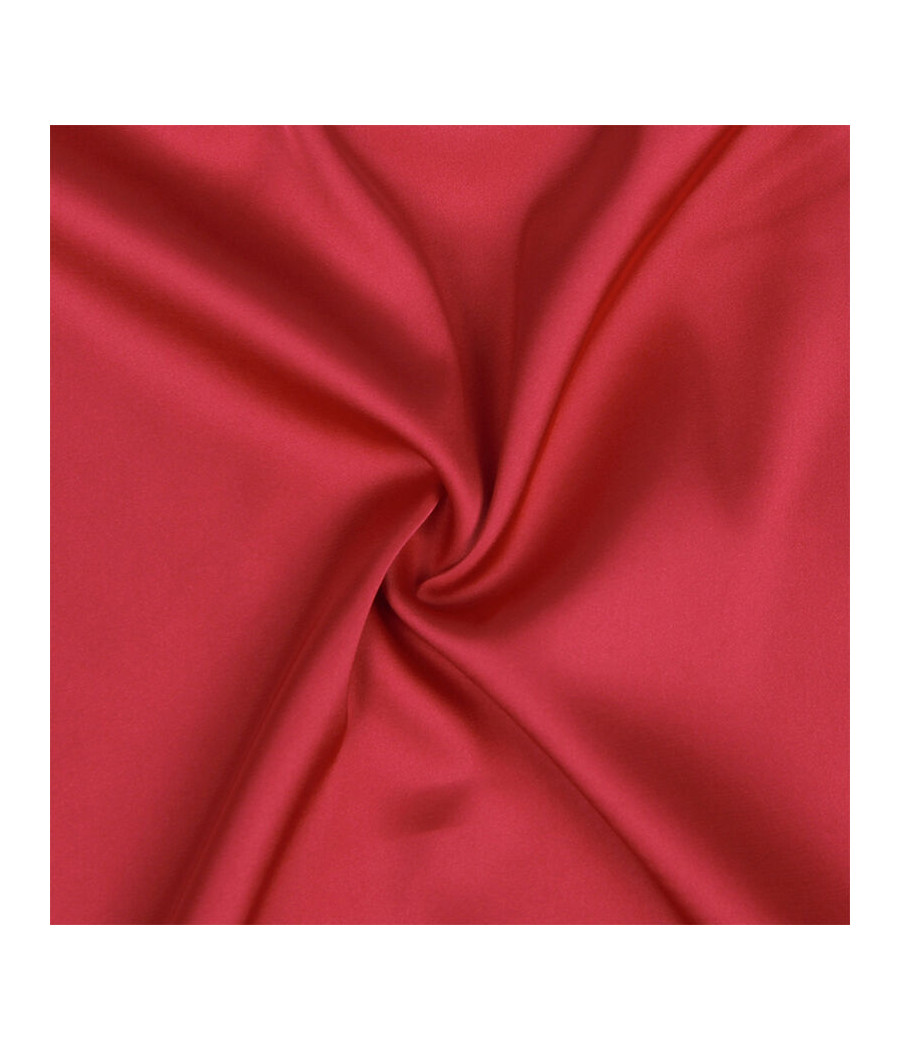 SUBBLIME - BABYDOLL SATINADO CON ENCAJE ROJO S/M