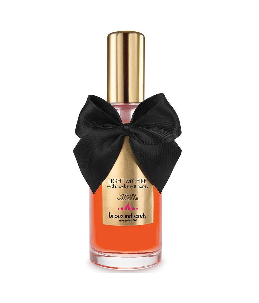 BIJOUX INDISCRETS - OLIO DA MASSAGGIO EFFETTO CALDO AROMA FRAGOLA