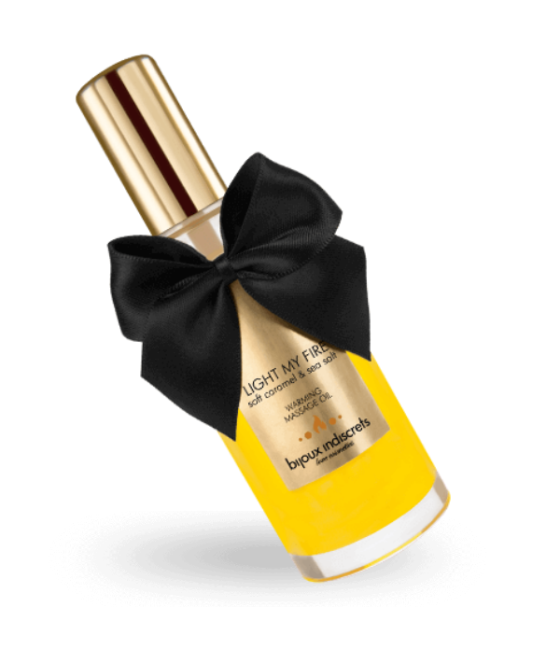 BIJOUX INDISCRETS - MASSAGE OIL HEAT EFFECT CARAMEL AROMA
