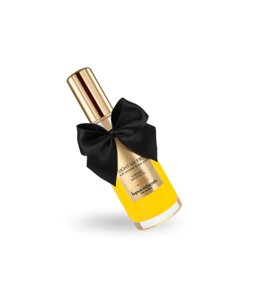 BIJOUX INDISCRETS - ÃLEO DE MASSAGEM EFEITO CALOR AROMA CARAMELO