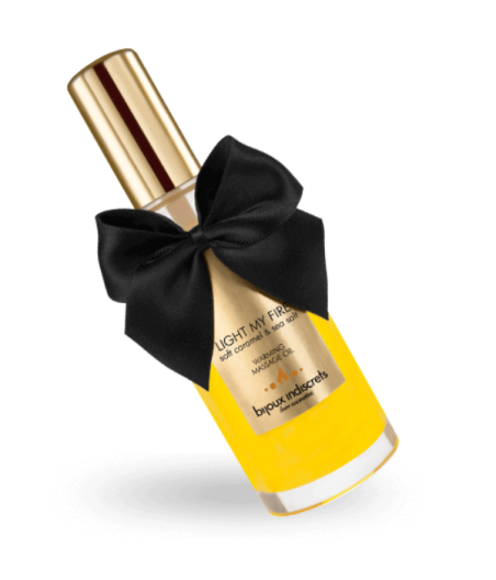 BIJOUX INDISCRETS - MASSAGE OIL HEAT EFFECT CARAMEL AROMA