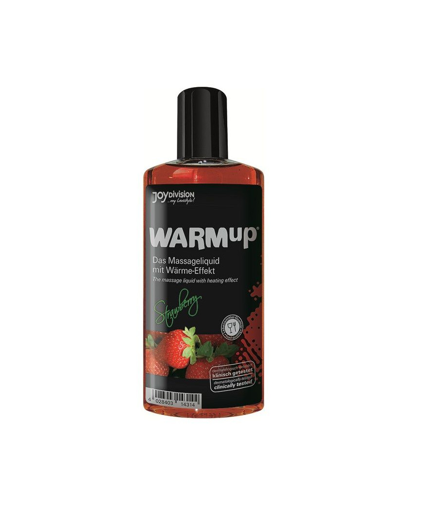 JOYDIVISION WARMUP - ACEITE DE MASAJE EFECTO CALOR FRESA 150ML
