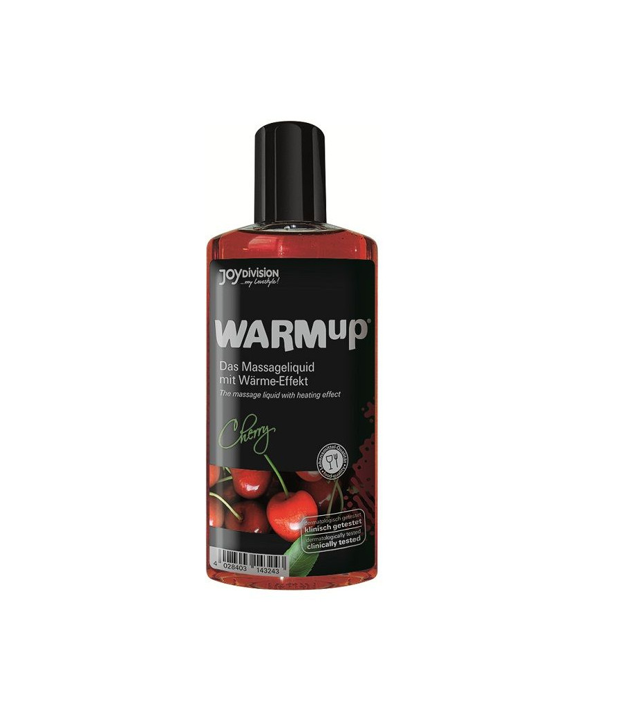 JOYDIVISION WARMUP - ACEITE DE MASAJE EFECTO CALOR CEREZA 150ML