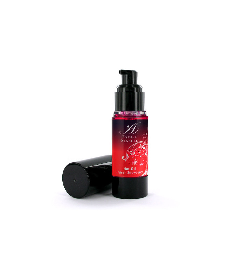 EXTASE SENSUAL - ÓLEO ESTIMULANTE DE CALOR DE MORANGO 30 ML