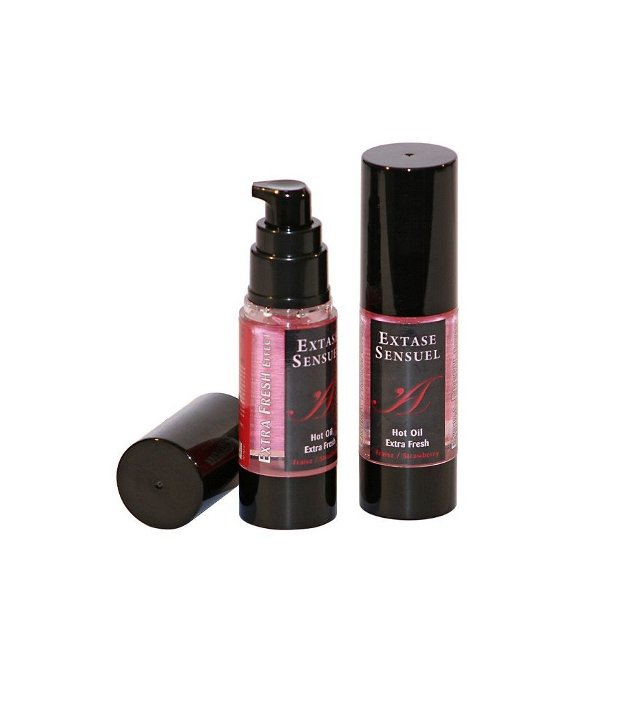 EXTASE SENSUAL - OLIO DA MASSAGGIO CON EFFETTO FRAGOLA EXTRA FRESCO 30 ML