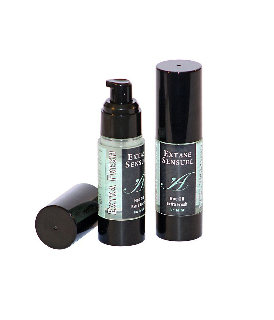 EXTASE SENSUAL - ÓLEO DE MASSAGEM COM EFEITO GELO EXTRA FRESCO 30 ML