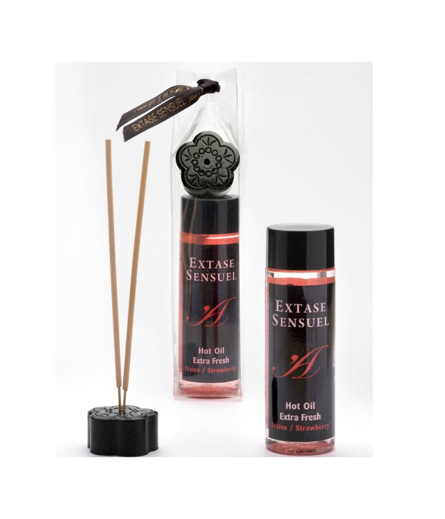 EXTASE SENSUAL - MASSAGEÖL MIT EXTRA FRISCHEM ERDBEEREFFEKT 100 ML