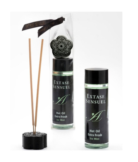 EXTASE SENSUAL - ÓLEO DE MASSAGEM COM EFEITO GELO EXTRA FRESCO 100 ML